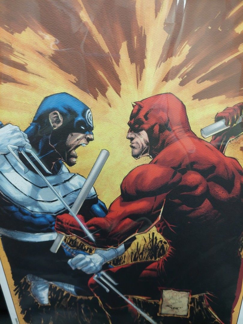 Daredevil Poster signed by Whilce Portacio (Category: Comics & Manga) located in Pasig City. Submitted by toydaddyph (Listing ID 1289921353, Image 2). Description: Item is an exclusive 11x17 Marvel Signature series Daredevil poster signed by notable Filipino American comic book writer and artist, Whilce Portacio. Item was signed by Whilce Portacio during his January 2024 visit to the Philippines. Whilce Portacio is truly one of the comic book gre