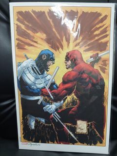 Daredevil Poster signed by Whilce Portacio