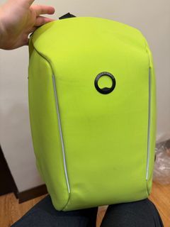 delsey securain 14 laptop backpack lime