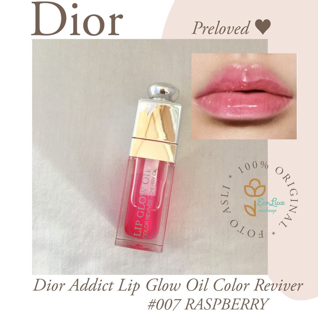 Dior Addict Lip Glow Oil Color Reviver 007 Raspberry Dior Lip Gloss