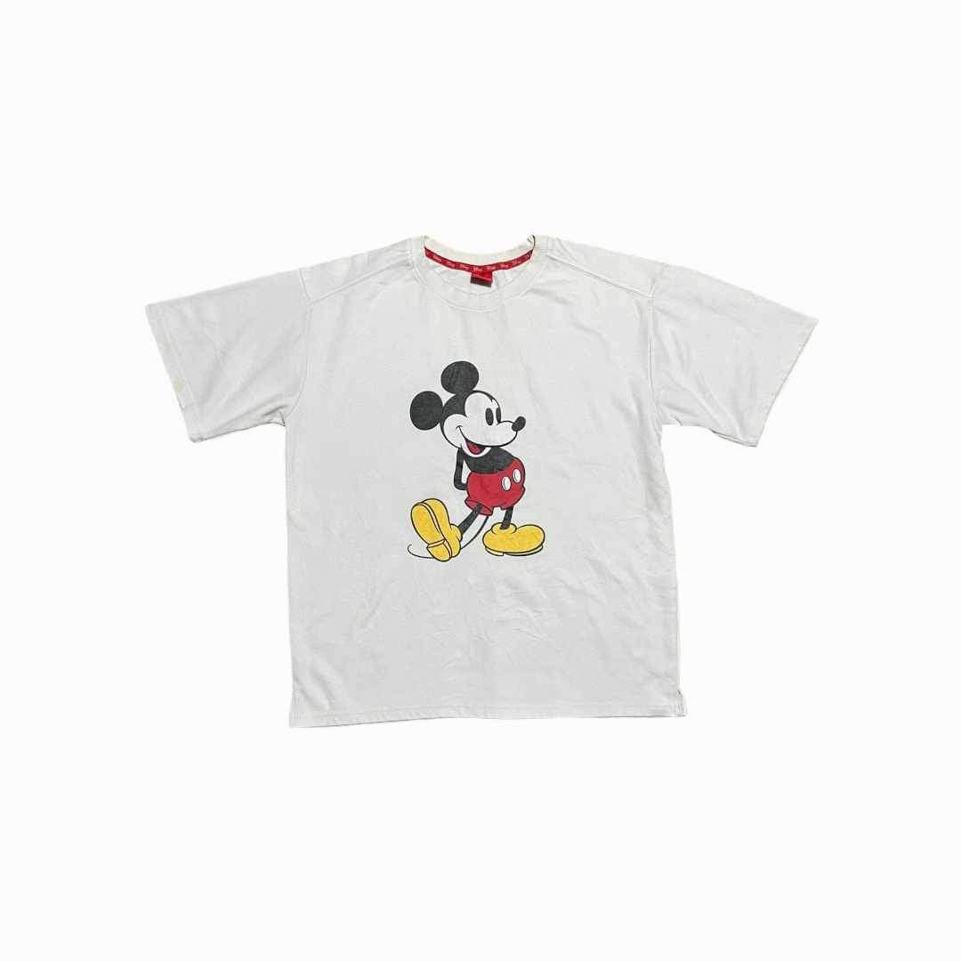 Disney Mickey Mouse White Shirt, Women's Fashion, Tops, Shirts on Carousell