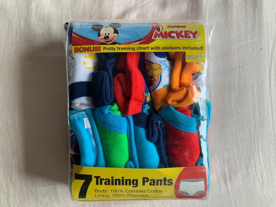 Disney Mickey Training Pants, Babies & Kids, Babies & Kids Fashion on  Carousell