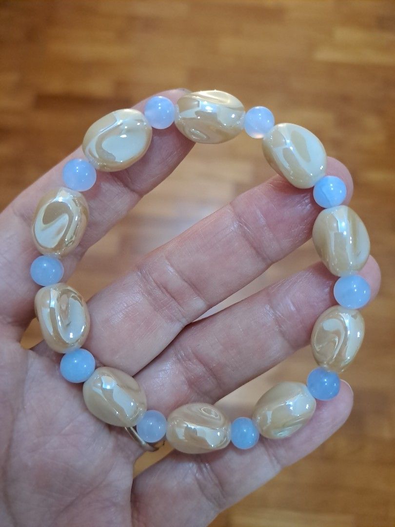 DIY Craft Lace Bracelet with Rose Clay Beads- Pandahall.com
