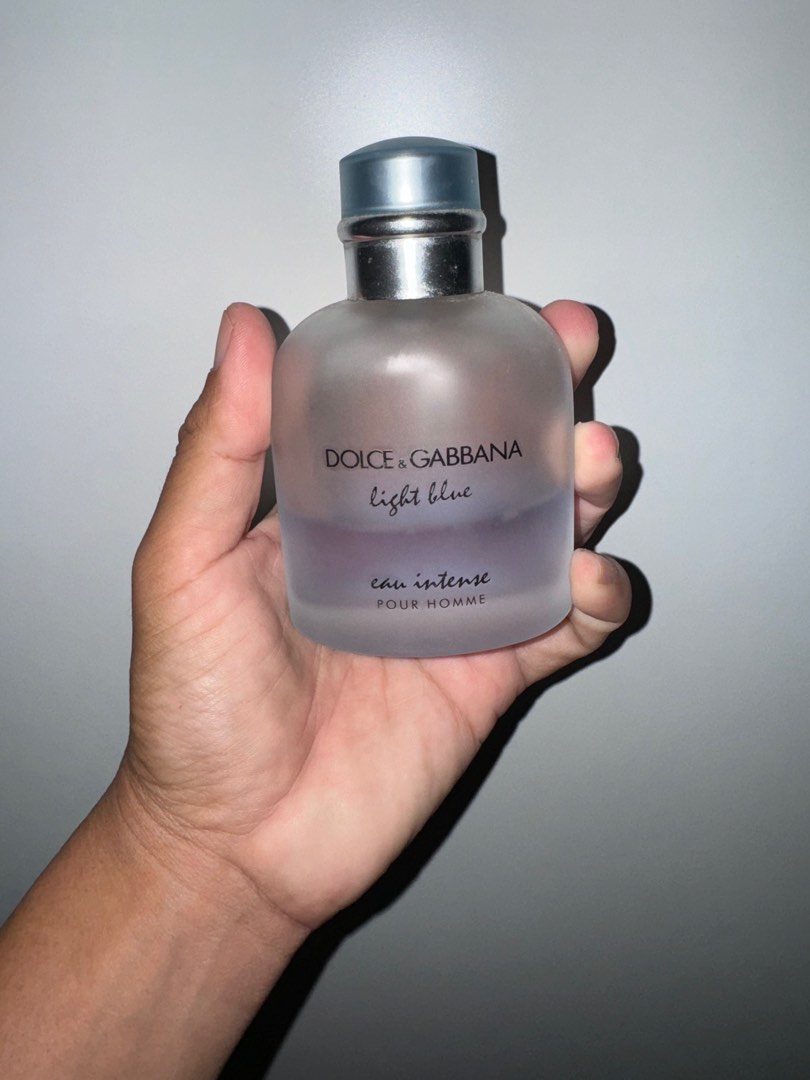 Fake dolce and gabbana light blue hot sale