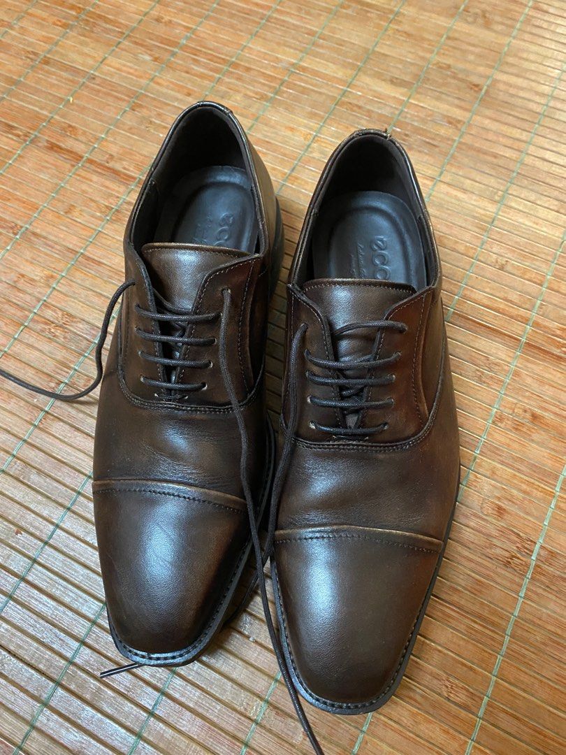 ECCO Calcan Dress Leather Shoe ECCO Leather Preloved like new