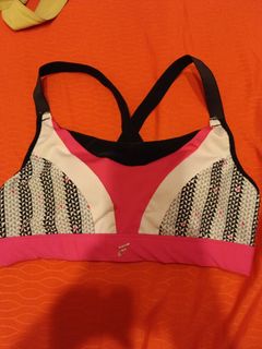 Pierre Cardin Energized Sports Bra Black Grey Lilac