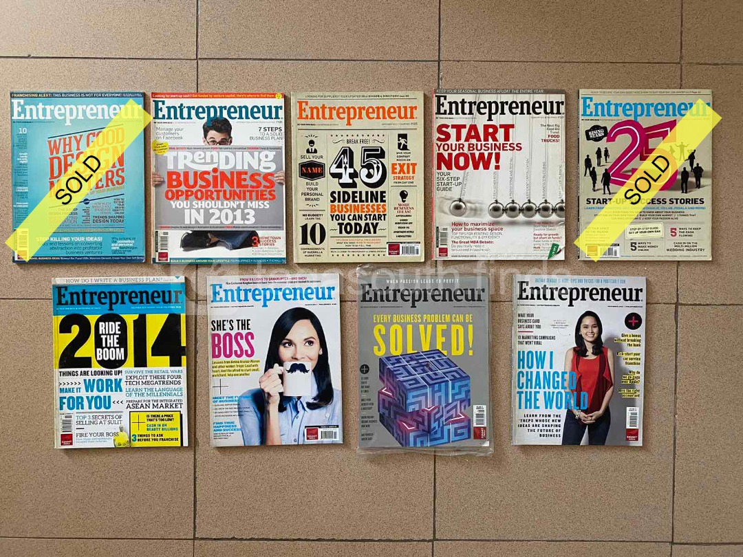 Entrepreneur PH Magazine (assorted back issues), Hobbies & Toys, Books ...