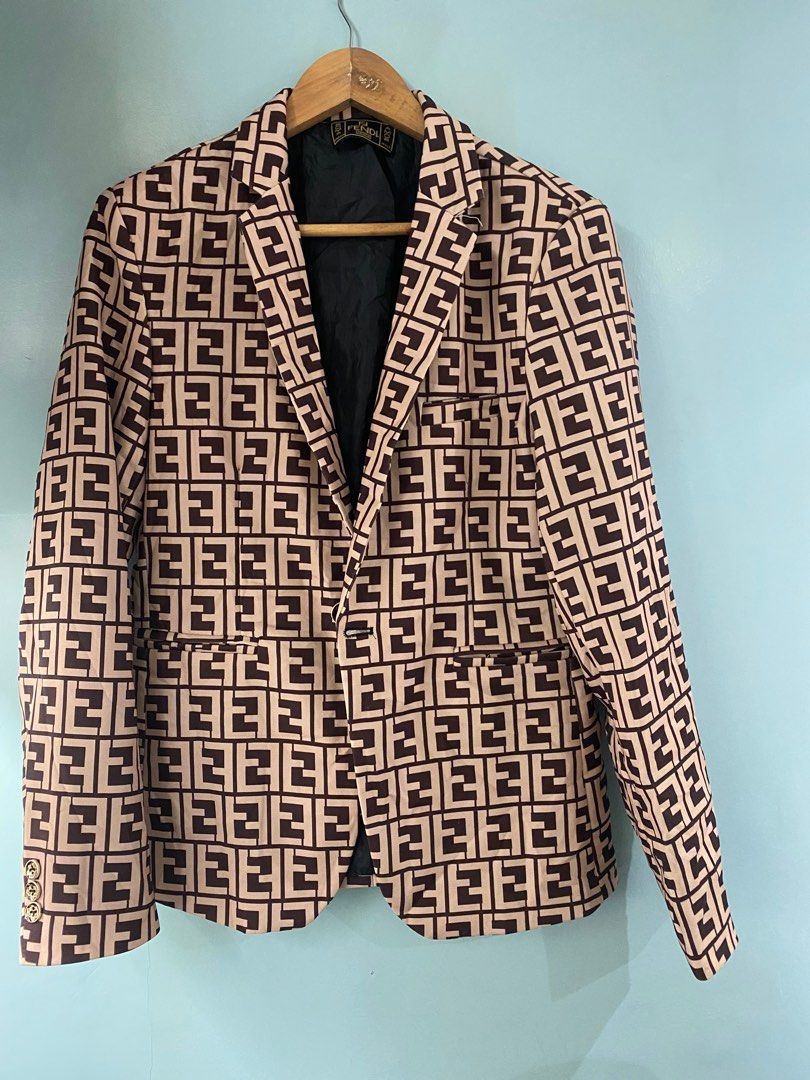 Fendi monogram blazer Women s Fashion Coats Jackets and Outerwear on Carousell