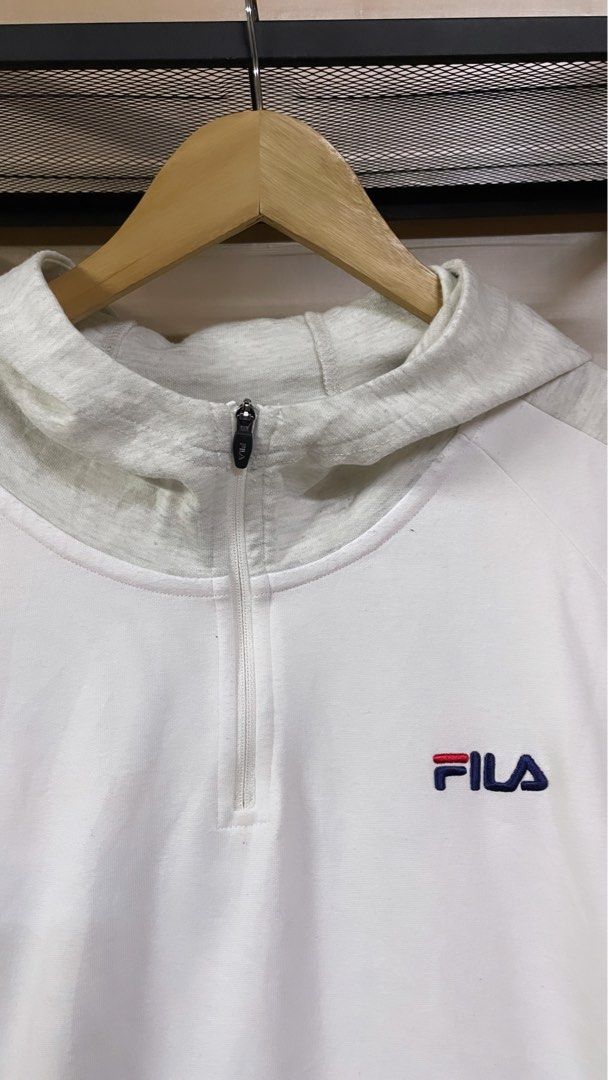 Fila short online sleeve hoodie