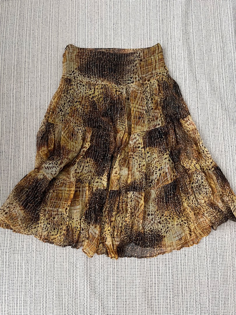 Cheetah online skirt flowy