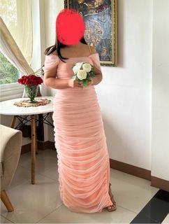FOR RENT DUSTY PINK GOWN