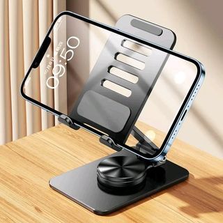 Full carbon steel 720° unlimited rotation ultra-luxury mobile phone/tablet holder