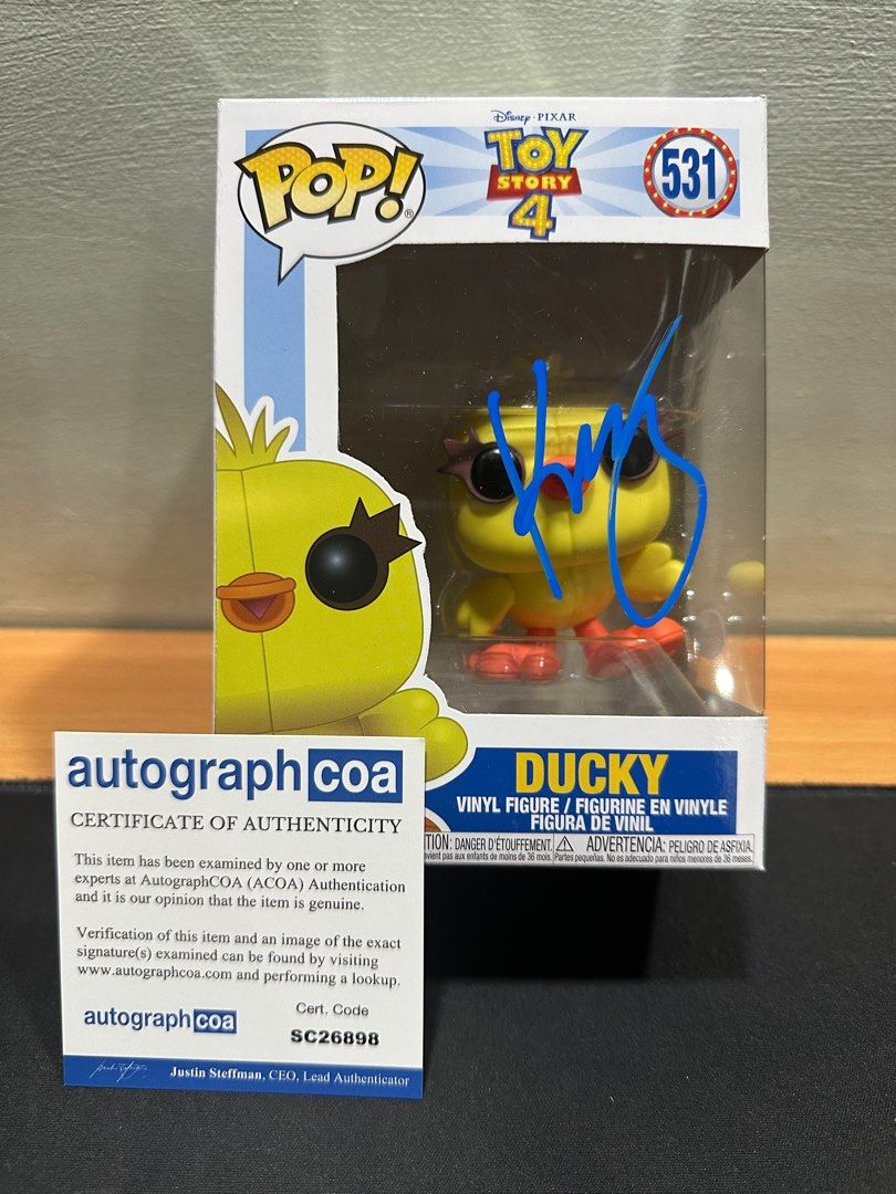 Funko ducky Signed by Keegan Michael Key (Category: Designer & Blind Box Toys) located in Antipolo. Submitted by agentjic (Listing ID 1289972800, Image 1). Description: Funko signed by Keegan Michael Key Authenticated ACOA Window swapped .