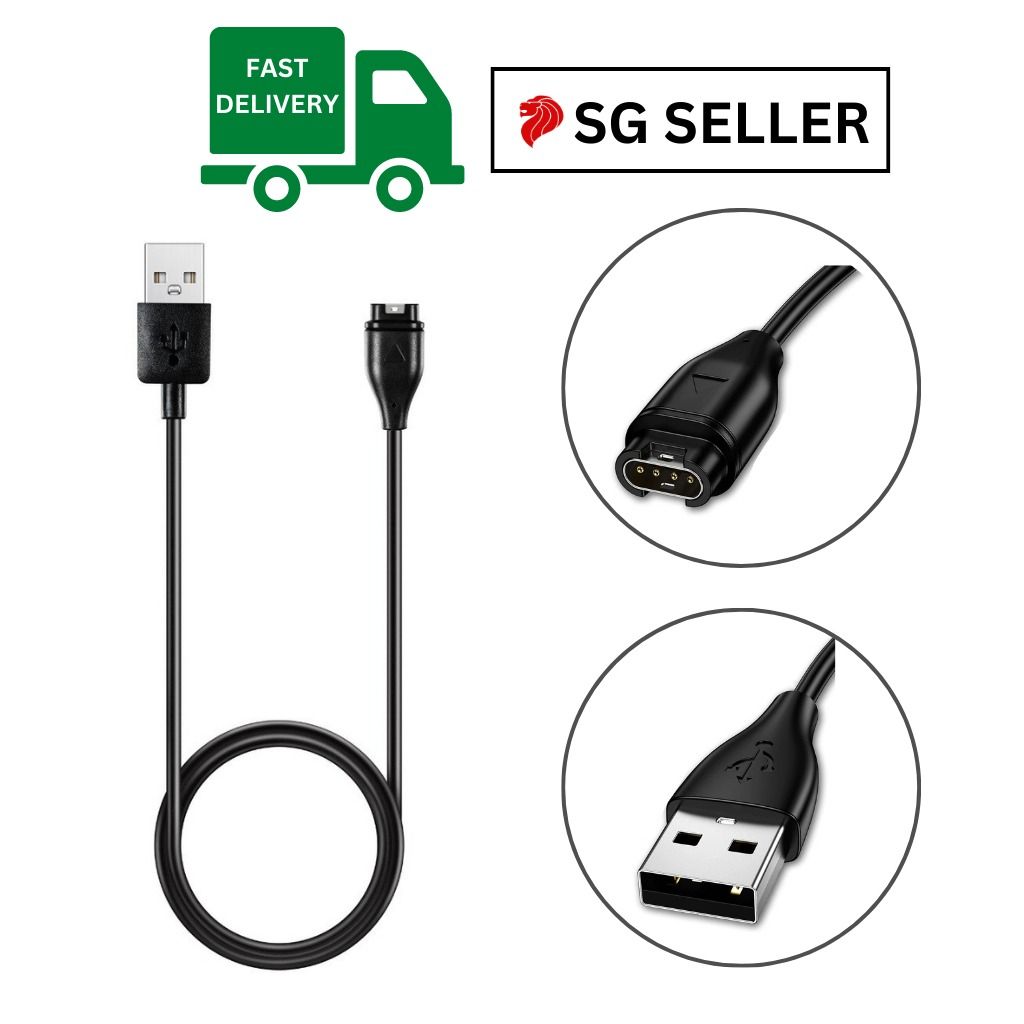 Garmin Charger Fenix 7 7X 7S 6 6X 6S 5X Garmin Venu 2 Venu Sq Garmin Vivoactive 3 4S Forerunner 945 Watch Cable Mobile Phones Gadgets Mobile Gadget Accessories Chargers Cables on Carousell
