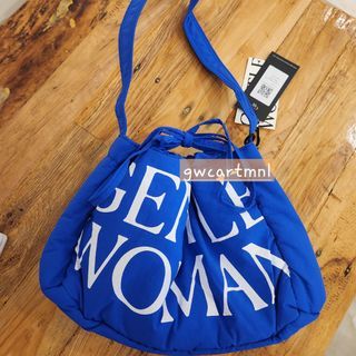Gentle Woman Semi Dumpling Bag Navy Blue