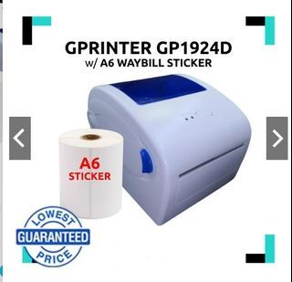 Gprinter GP1924D Thermal Printer Waybill Printer for your Online Business