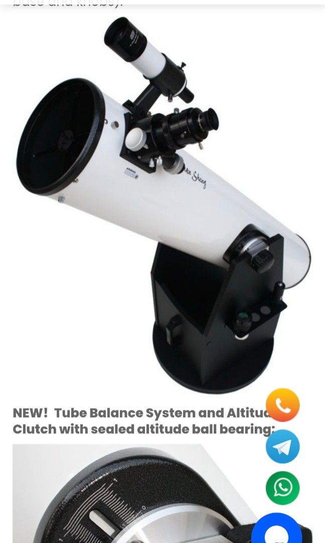 Gso 8 sale dobsonian telescope
