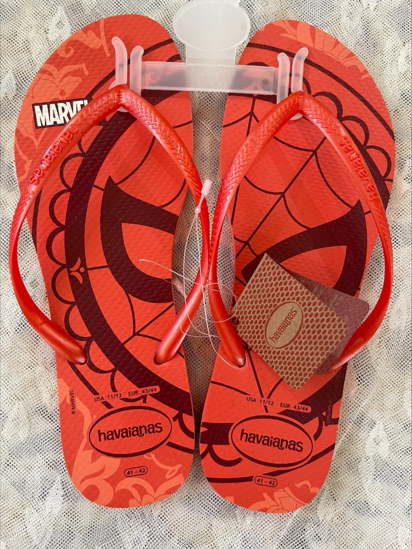 Havaianas Slim Marvel Red Women s Fashion Footwear Slippers and slides on Carousell