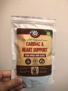 HERBS FOR PAWS All Natural Cardiac & Heart Support for Dogs and Cats 120G / 4oz