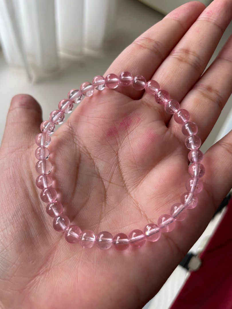 High quality pink topaz bracelet Women s Fashion Jewelry