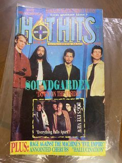 HOT HITS SONGHITS MAG SONG HITS - SOUNDGARDEN / RAGE AGAINST THE MACHINE / SILVERCHAIR JOHN DANIELS