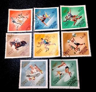 Hungary 1964 - Olympic Games - Tokyo, Japan 8v. (used)