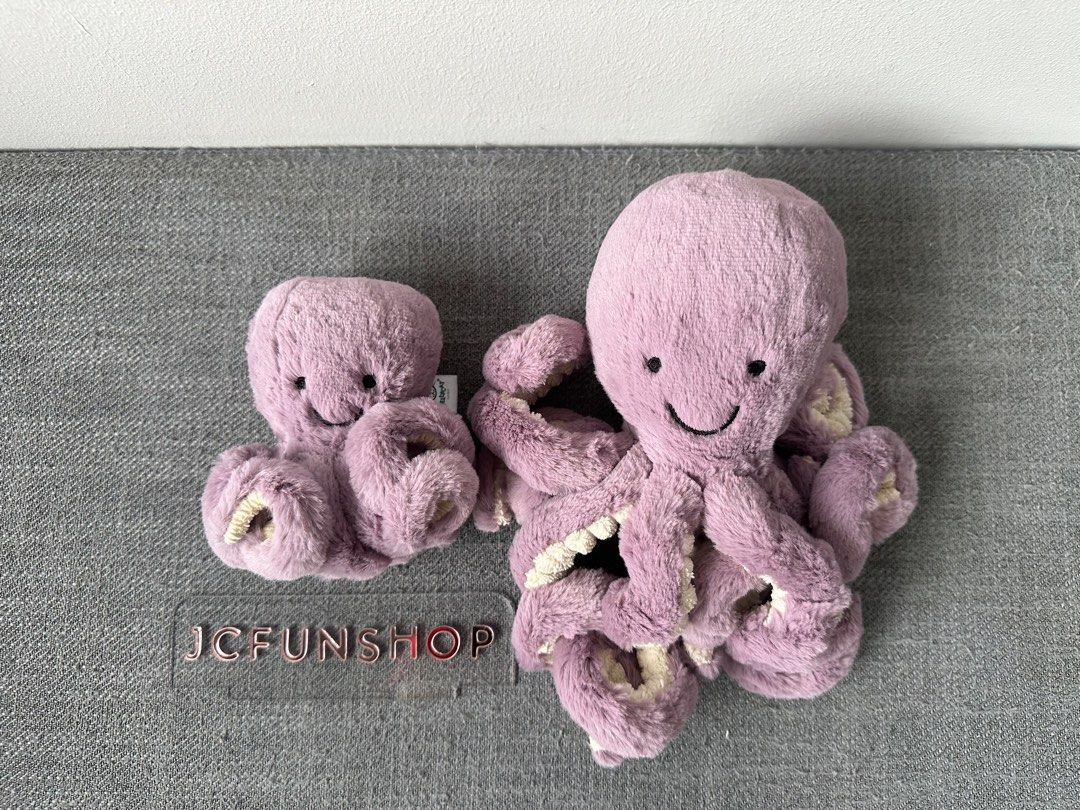 Jellycat Octopus Maya Baby Small Hobbies Toys Toys Games on Carousell