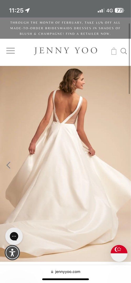 Jenny Yoo Octavia Wedding Gown BHLDN Women s Fashion Dresses