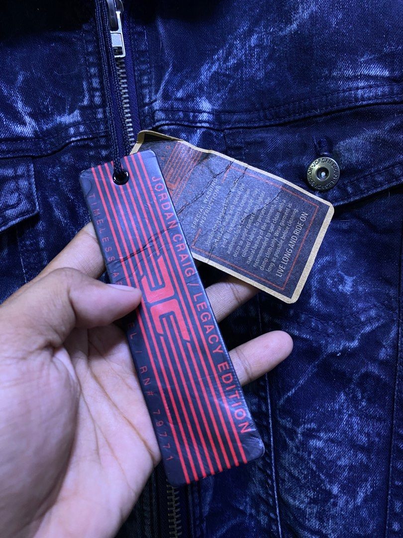 jordan craig biker denim jacket legacy edition Men s Fashion