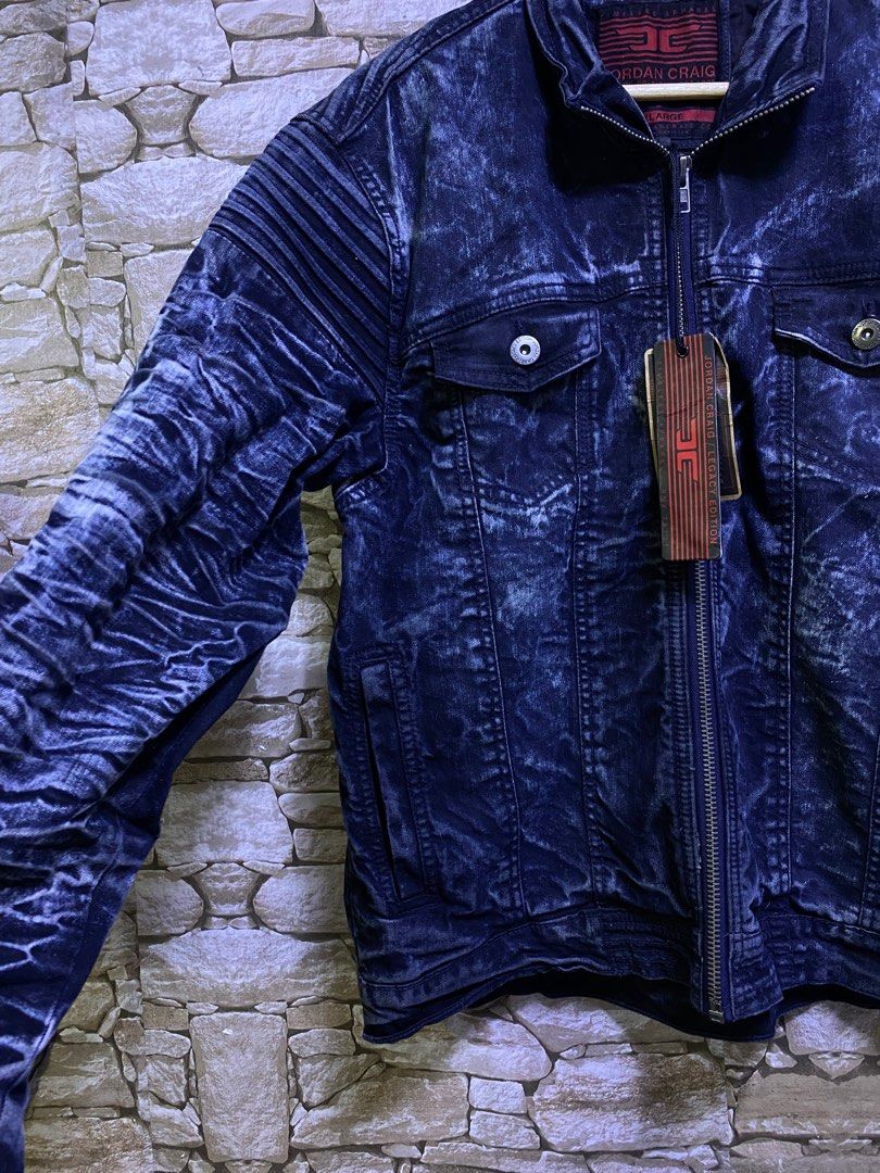 jordan craig biker denim jacket legacy edition Men s Fashion