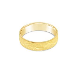 Karat World 18K Yellow Gold Wedding Ring Band