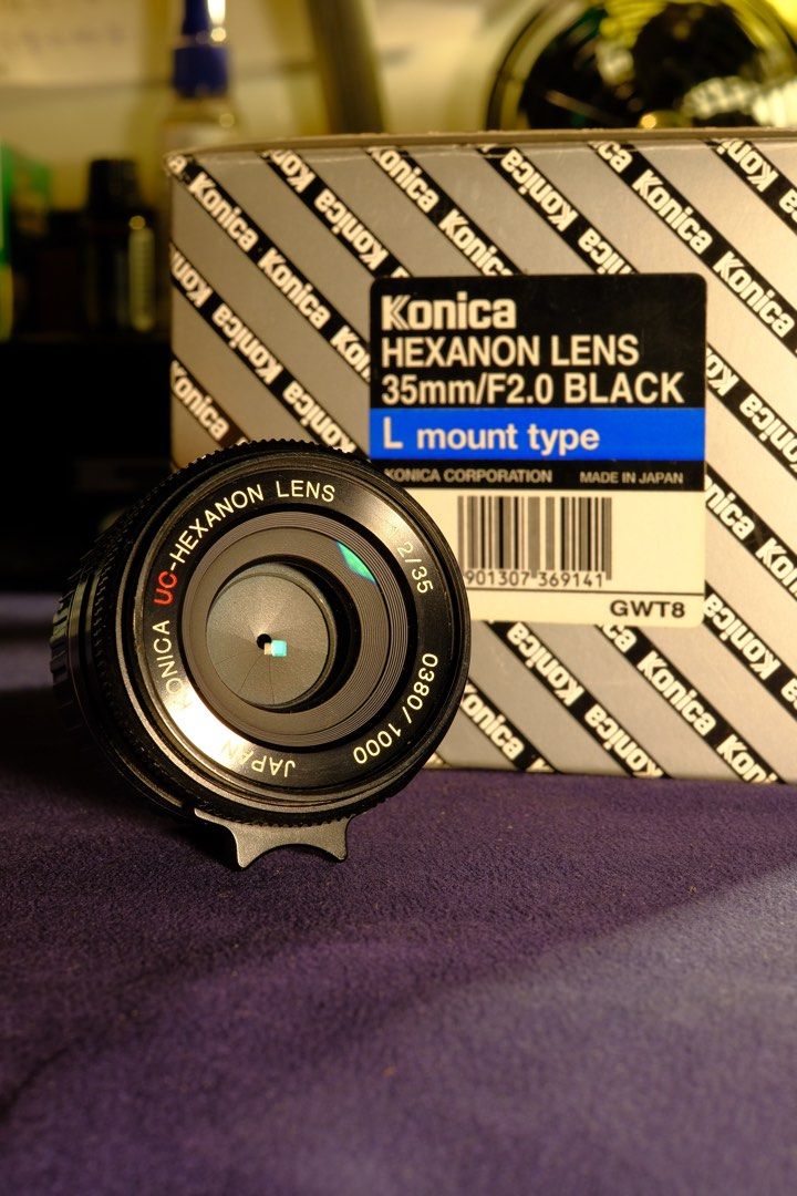Lenses Konica Uc Hexanon 35mm F2 Konica UC Hexanon 35mm F2 限量1000顆
