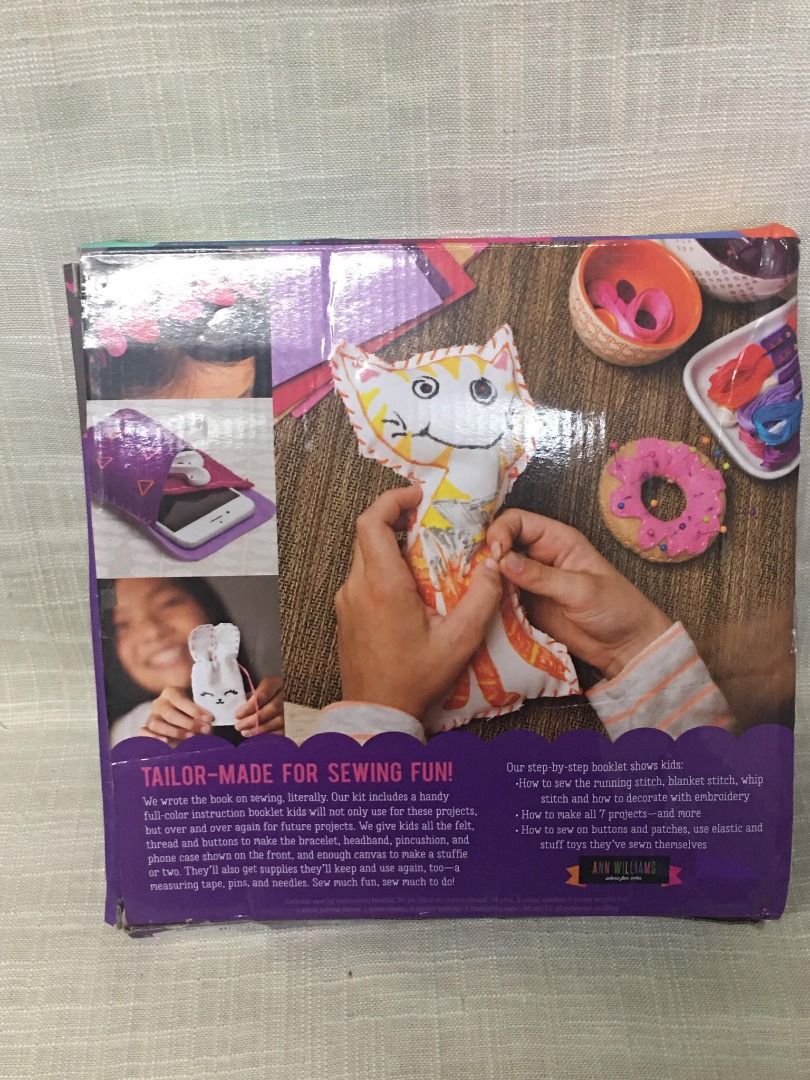 Learn to Sew Sewing Supplies, Step by Step Instructions and Other Project Ideas Bundle (Category: Craft Supplies & Tools) located in Taguig. Submitted by Bloomscorner1 (Listing ID 1290075171, Image 2). Description: ✅ Bundle contains: 1) Learn to sew supplies 2) Dough Notes craft set ✅ Box with tears and folds due to shipping and storing.