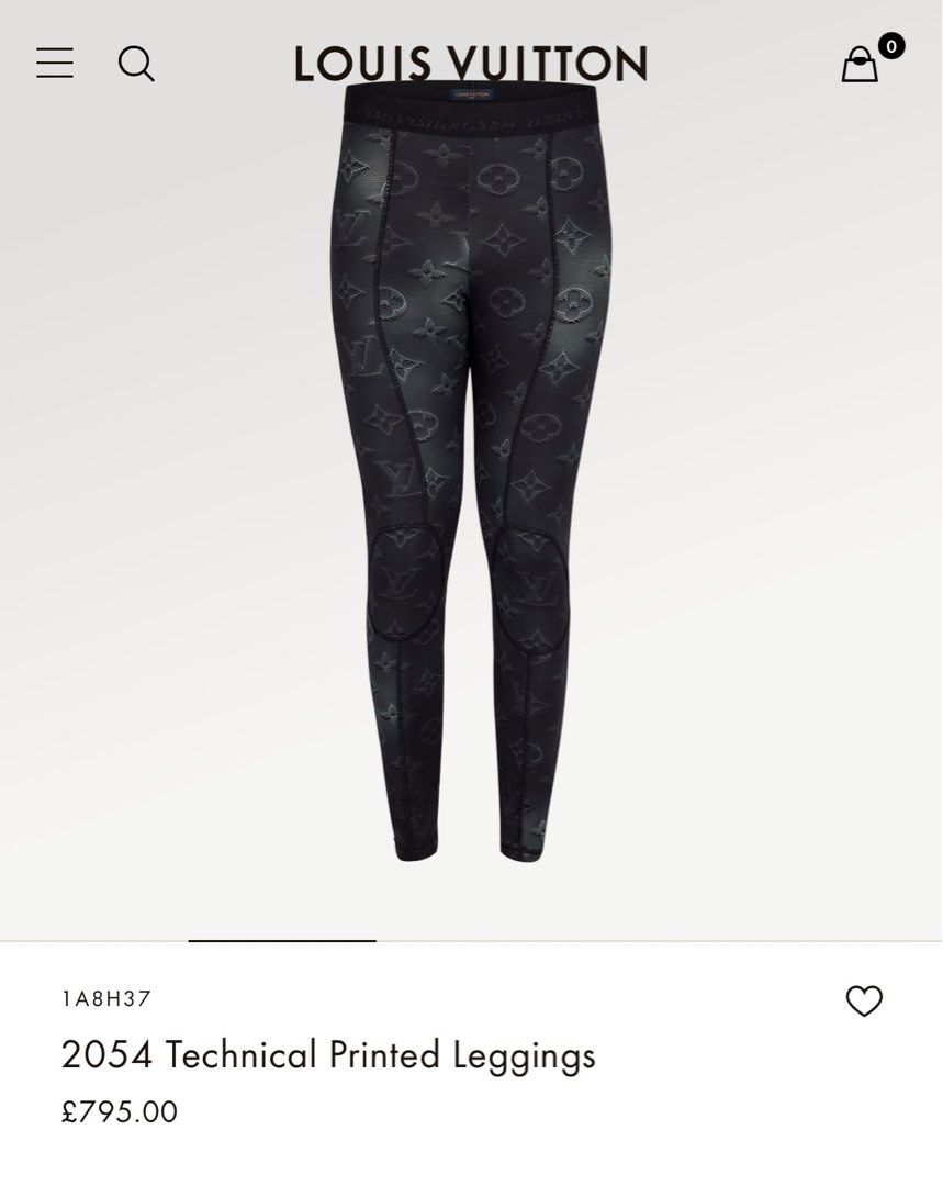 Louis Vuitton LV men s 2054 Technical monogram Leggings Carousell