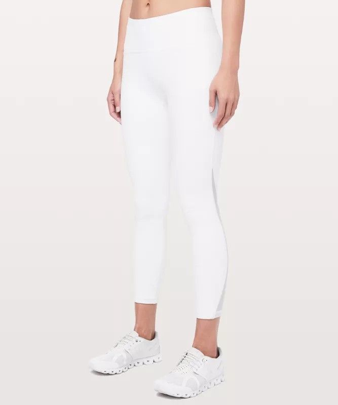 Lululemon (6) Train Times 7/8 Leggings White, Women's Fashion, Activewear  on Carousell