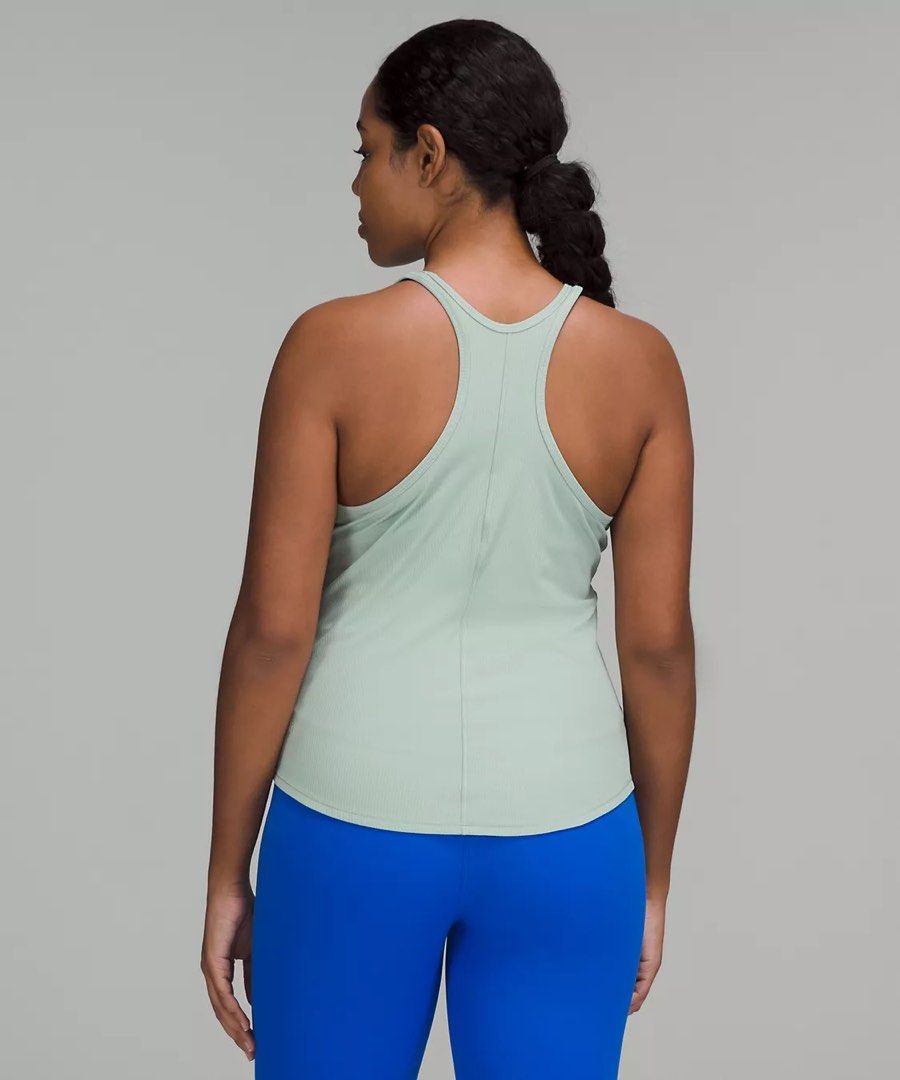 Lululemon Base Pace Ribbed Tank - Silver Blue, Women's Fashion, Activewear  on Carousell