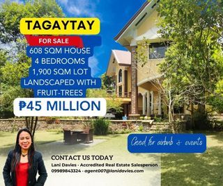 Luxurious 2-Storey House with Lush Gardens in Tagaytay - A Must See Property! (ID#176)