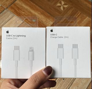 MacBook & iPhone charger cable type c to type c / Type c to lightning