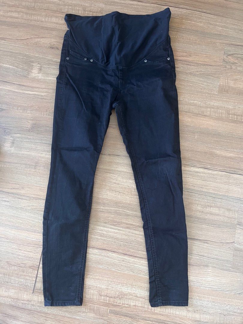 Maternity H M brand super skinny high rib mama jeans Women s