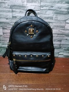 MCM LEATHER BACKPACK