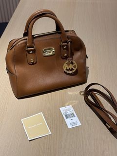 Authentic Michael Kors Saffiano Leather Satchel Bag