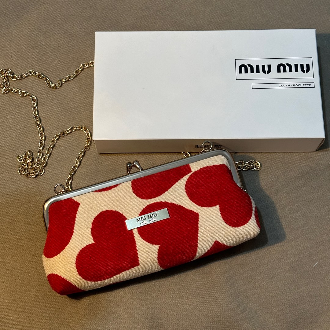 Miu miu heart bag on sale