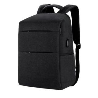 ModernistLook Black Smart Pro – Water Resistant Backpack with USB Charging Port