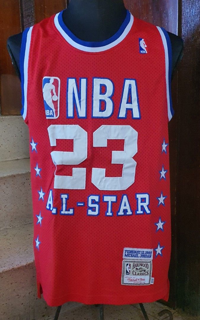 NBA All Star East Michael Jordan 1989 Authentic Jersey By Mitchell