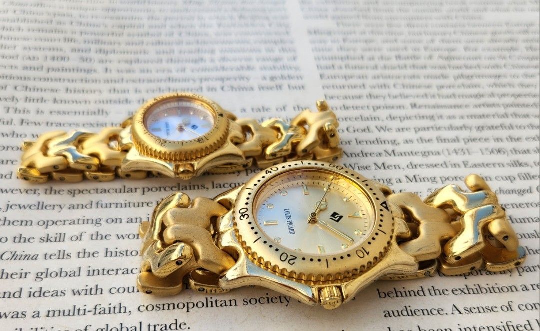 New old stock Louis Picard MENS watch 1pc right in full good