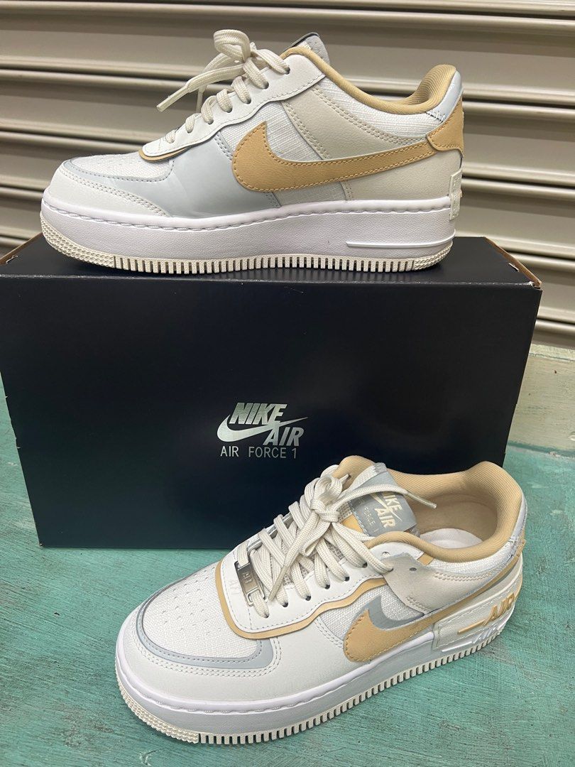 Authentic Nike Air Force 1 Shadow US 6.5 Women White with Box