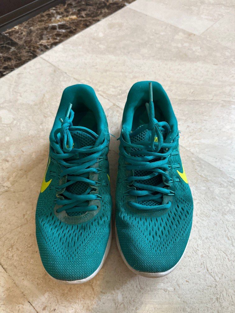 Nike turquoise running shoes training shoes sports shoes