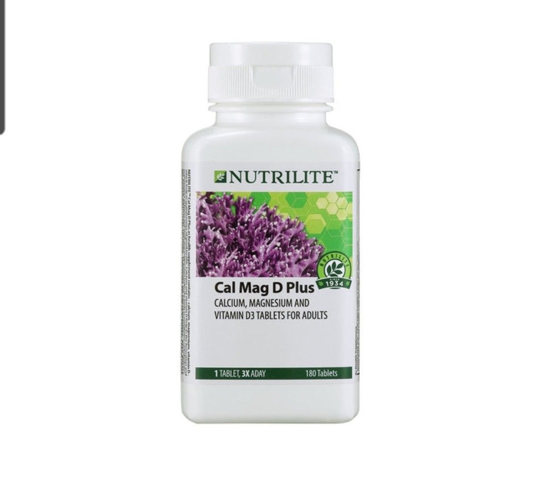 NUTRILITE CAL MAG D PLUS, Health & Nutrition, Health Supplements ...