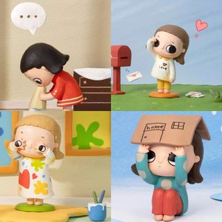 CRYBABY POWERPUFF GIRLS SERIES POPMART PHONE KEYCHAIN CHARM BLIND BOX ...