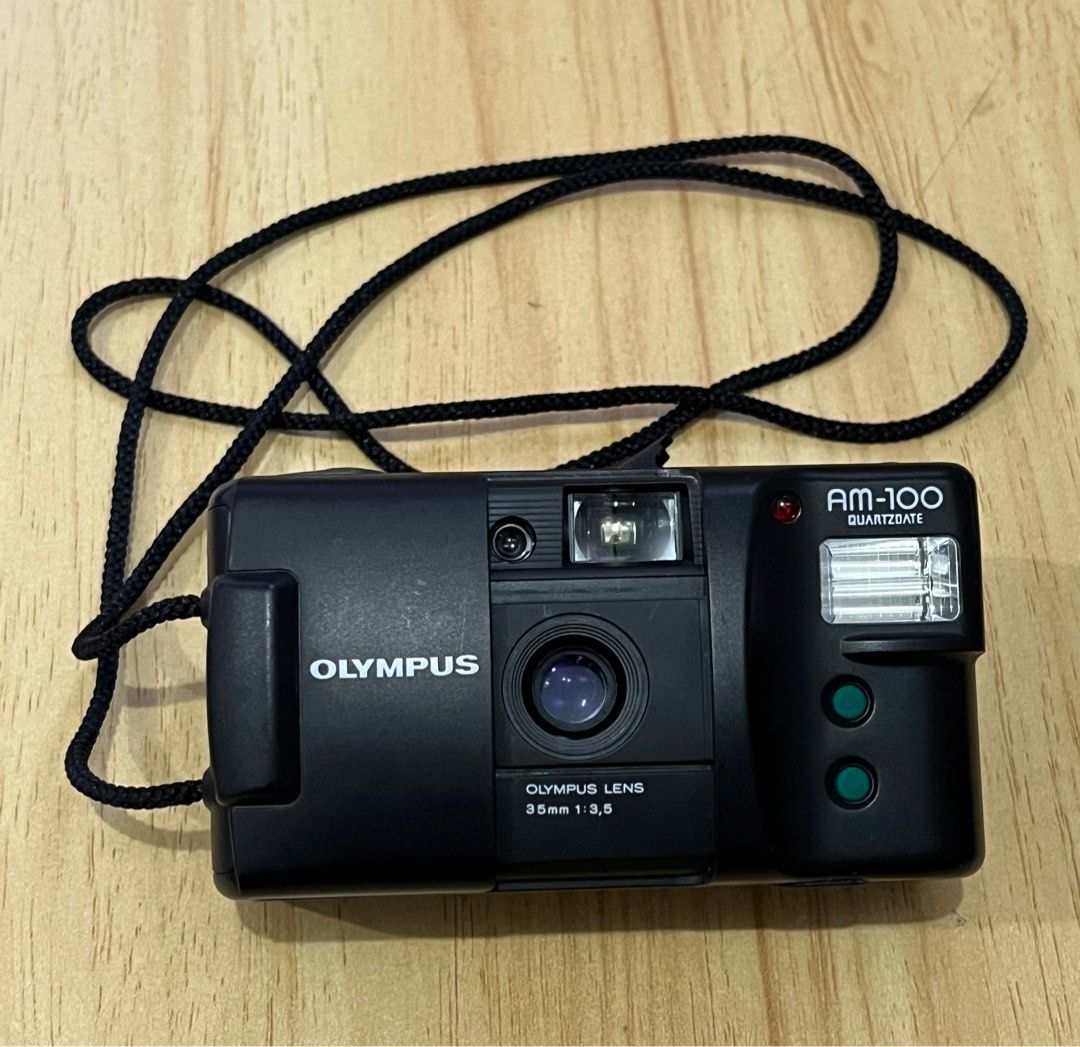 Olympus AM-100 (Category: Cameras) located in Bacoor. Submitted by gcart (Listing ID 1290055759, Image 2). Description: Olympus AM-100 35mm Autoflash Autofocus 2 AA batteries Self timer Bought on Film Camera ph (Bazaar).